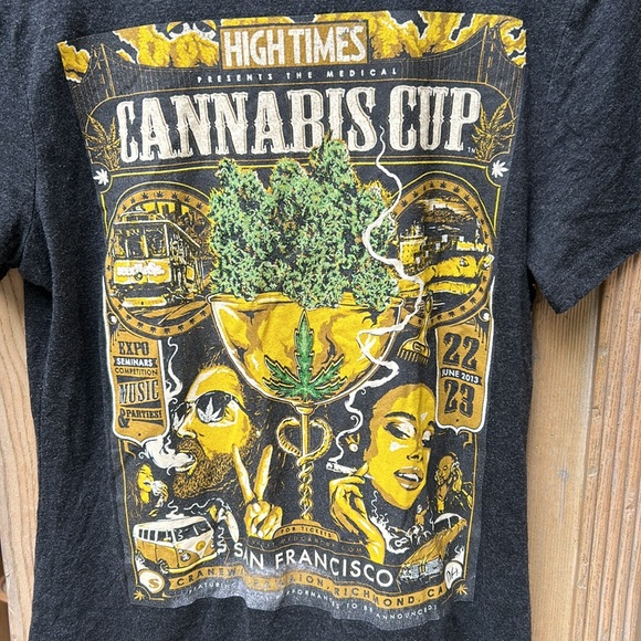 High Times 2013 Cannibis Cup San Francisco T-Shirt - Picture 6 of 12